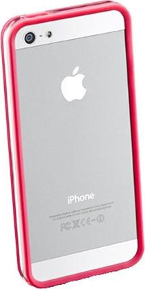 iPhone SE/5S/5 ile Uyumlu Bumper Kılıf Pembe BUMPERIPHONE5P