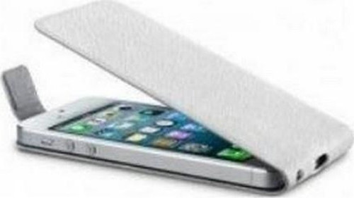 iPhone SE/5S/5 ile Uyumlu Flap Slim Kılıf Beyaz FLIPSLIMIPHONE5W