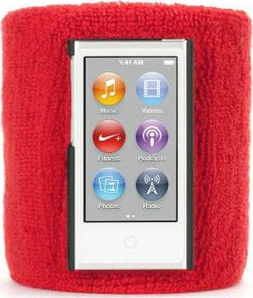 iPod nano 7 ile Uyumlu Sportcuff Bilek Bandı Kılıf Kırmızı RE36646