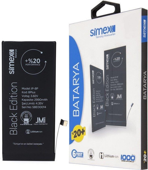 iPhone 8 Plus ile Uyumlu Performance SBT-02 Batarya