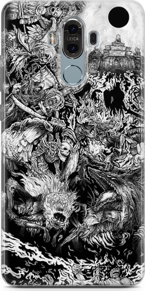 Huawei Mate 9 için Anime 7 UV Kapak Berserk Dark Souls