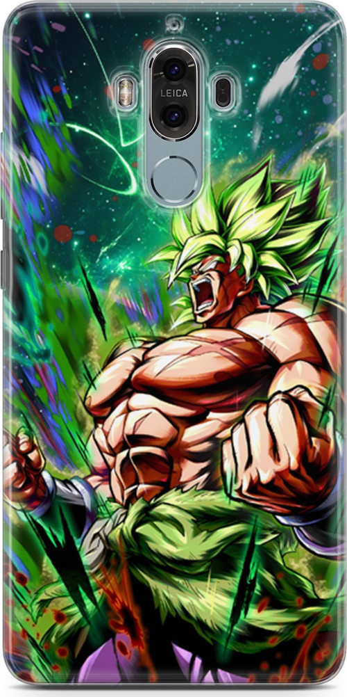 Huawei Mate 9 uyumlu Anime 3 Baskılı Telefon Kabı Saiyan Rage Dragon Ball