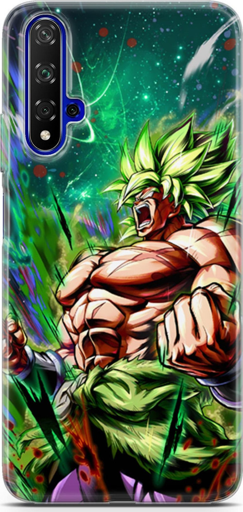 Huawei Nova 5t için Anime 3 Soft Silikon Saiyan Rage Dragon Ball