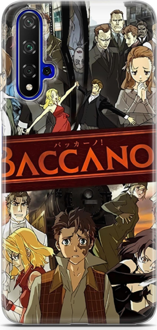 Huawei Nova 5t için Anime 4 HD UV Baskı Baccano Anime