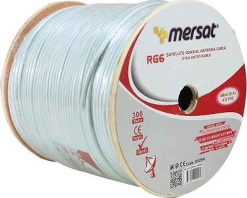 Rg6 Mini Ince Anten Kablosu 300METRE 48TEL