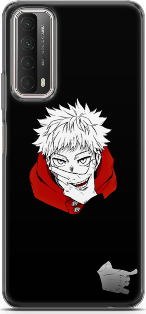 Huawei P Smart 2021 için Anime 35 Silikon Kapak itadori Jujutsu