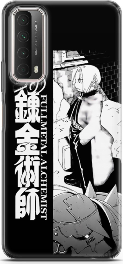Huawei P Smart 2021 uyumlu Anime 22 UV Silikon Fullmetal Alchemist