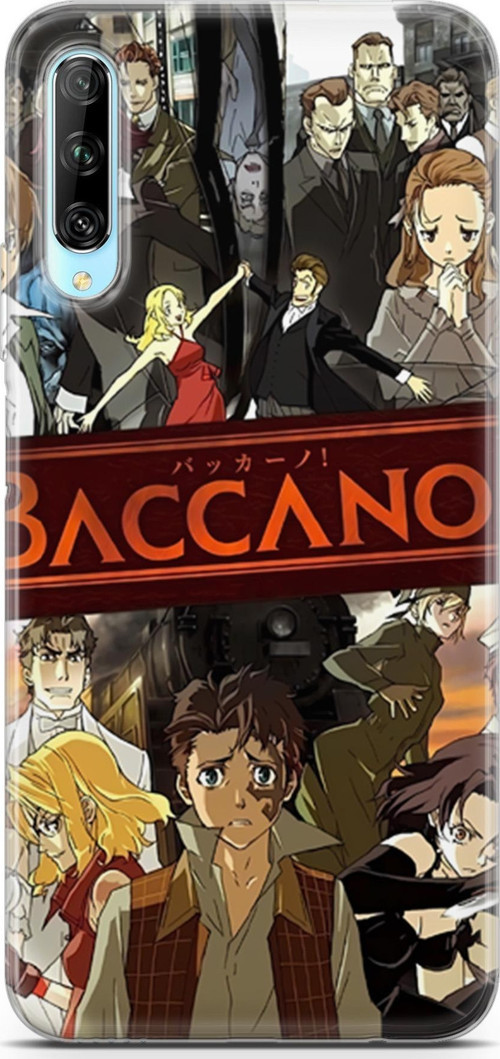 Huawei P Smart Pro 2019 için Anime 4 Koruyucu Kılıf Baccano Anime