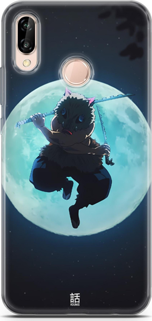 Huawei P20 Lite için Anime 28 Baskılı Demon Slayer inosuke Hashibira