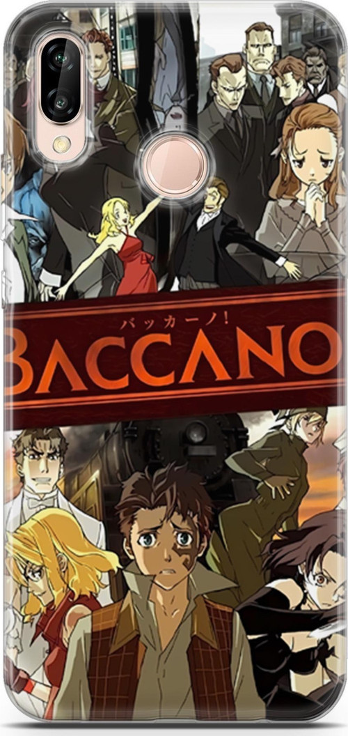 Huawei P20 Lite için Anime 4 Baskılı Telefon Kabı Baccano Anime