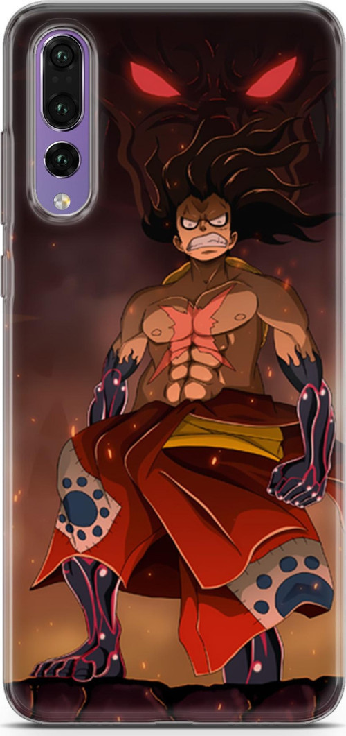 Huawei P20 Pro için Anime 21 TPU Silikon One Piece Luffy I
