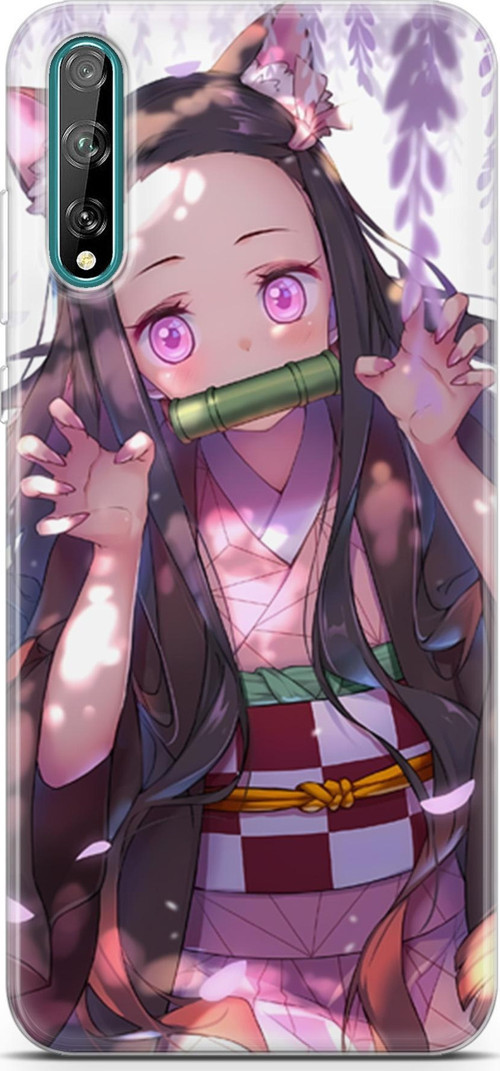Huawei P Smart S 2020 için Anime 14 4K Kapak Demon Slayer Nezuko