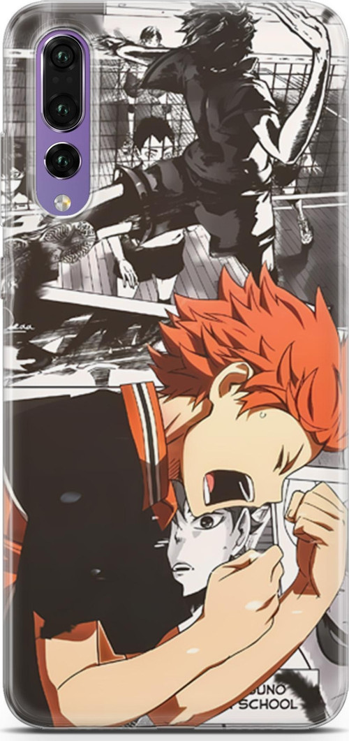 Huawei P20 Pro uyumlu Anime 20 Baskılı Kapak Haikyuu Hinata