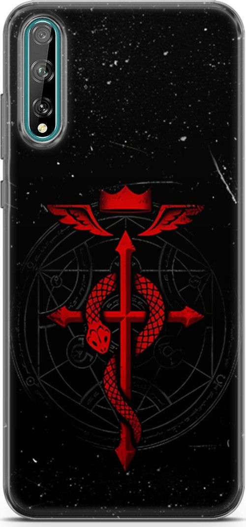 Huawei P Smart S 2020 için Anime 37 Koruyucu Fullmetal Alchemist Brotherhood