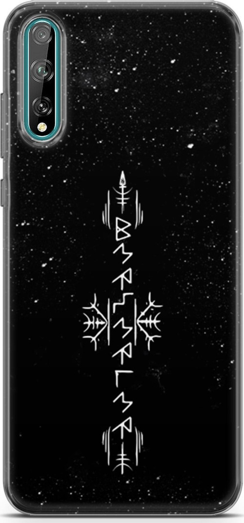 Huawei P Smart S 2020 için Anime 38 TPU Silikon Berserker Stave