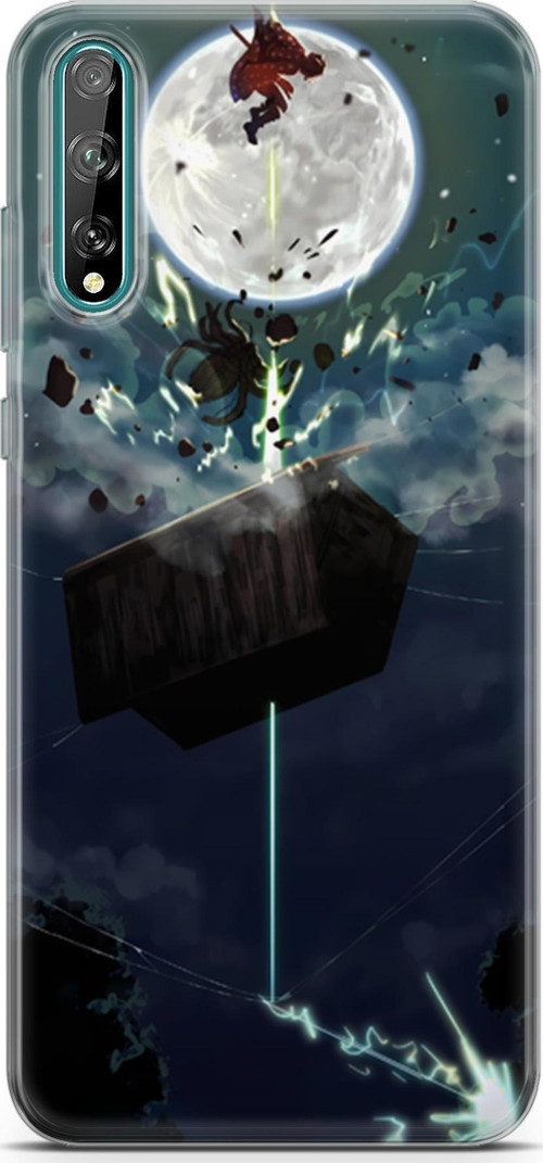 Huawei P Smart S 2020 için Anime 9 Koruyucu Kılıf Demon Slayer Zenitsu