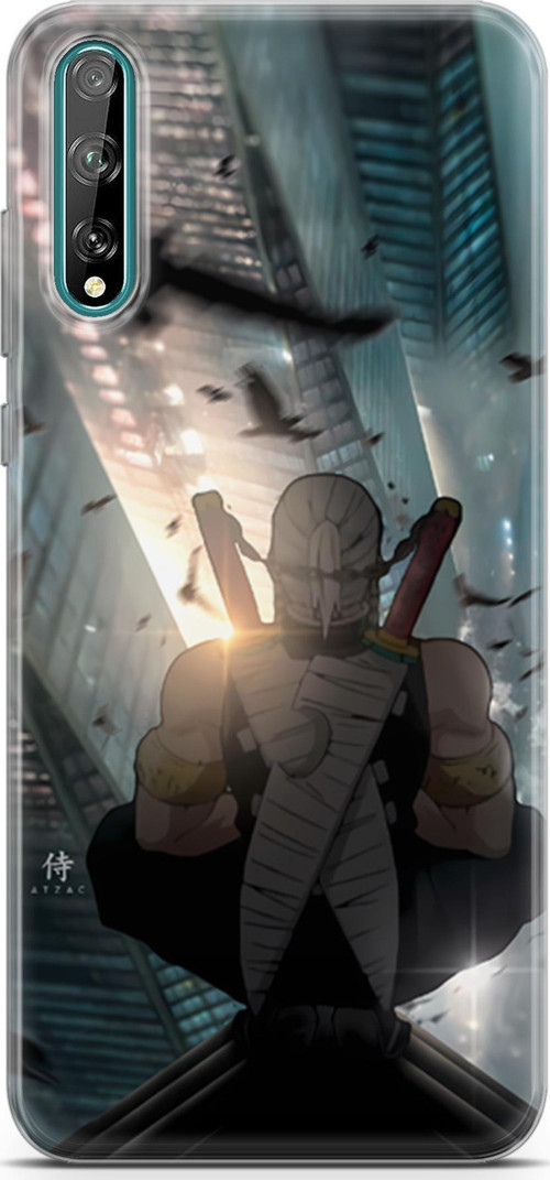 Huawei P Smart S 2020 uyumlu Anime 16 HD Tasarım Demon Slayer Tengen