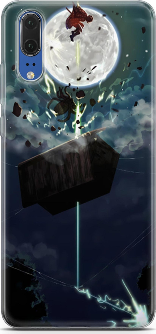 Huawei P20 uyumlu Anime 9 TPU Silikon Demon Slayer Zenitsu