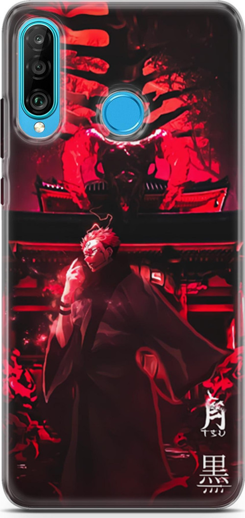 Huawei P30 Lite için Anime 11 Baskılı Kapak Jujutsu Kaisen Ryomen Sukuna