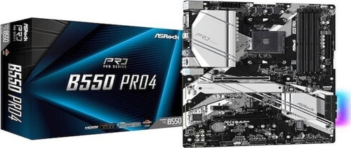 B550 Pro4 Am4, Ddr4, 4733MHZ+, HDMI / Vga, Pcıe Gen4 M.2 Armor, Pcı-E 4.0 X16, Usb3.2, Rgb, Argb, Atx Anakart
