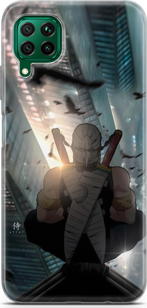 Huawei P40 Lite uyumlu Anime 16 HD Kapak Demon Slayer Tengen