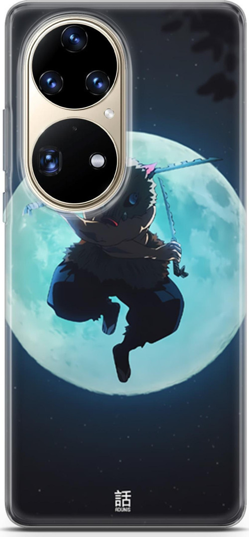 Huawei P50 Pro için Anime 28 Renkli Tasarım Demon Slayer inosuke Hashibira
