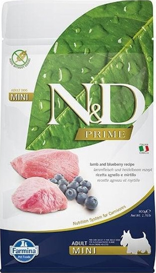 Prime Kuzu Etli Küçük Irk Yetişkin Köpek Maması 800 gr