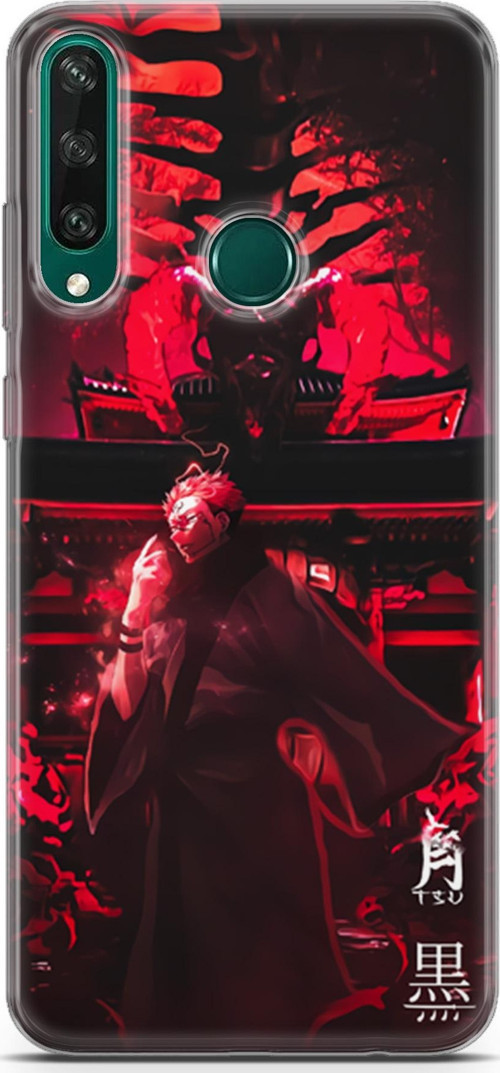 Huawei Y6p 2020 için Anime 11 Telefon Kabı Jujutsu Kaisen Ryomen Sukuna