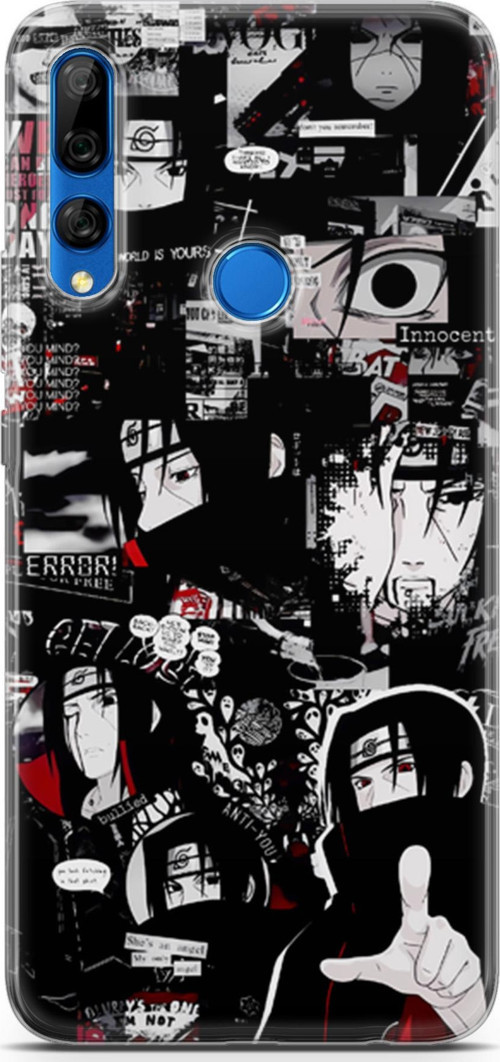 Huawei Y9 Prime 2019 için Anime 29 UV Kapak Itachi Uchiha