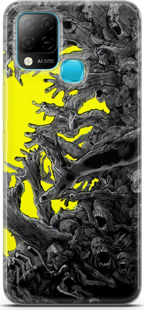 infinix Hot 10T uyumlu Anime 1 Darbe Önleyici Testere Chainsaw Man