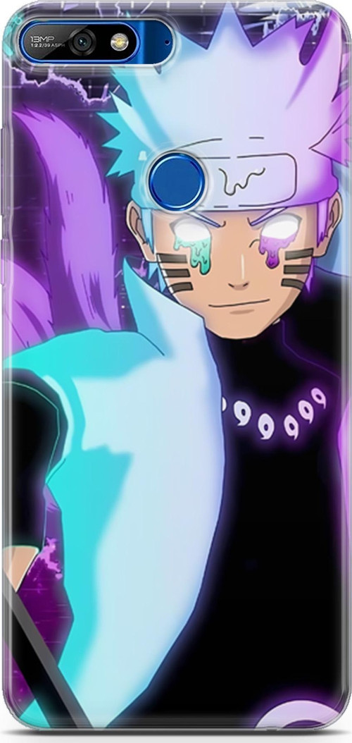 Huawei Y7 2018 uyumlu Anime 17 Telefon Kılıfı Naruto Uzumaki