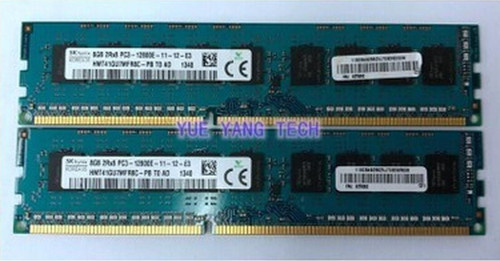 HMT41GU7MFR8C-PB 1x 8gb DDR3-1600 Ecc Udımm PC3-12800E Dual Rank X8 Module Server Ram Bellek