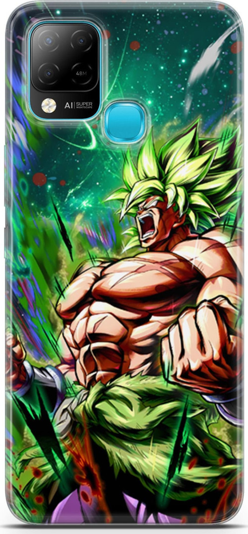 infinix Hot 10T uyumlu Anime 3 UV Tasarım Saiyan Rage Dragon Ball