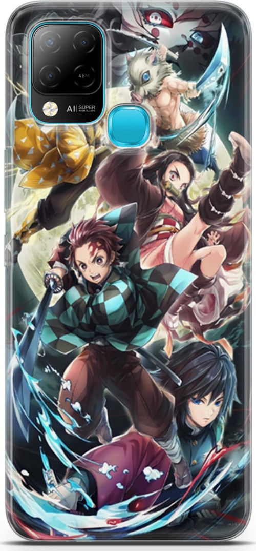 infinix Hot 10T uyumlu Anime 5 Darbe Emici Demon Slayer I