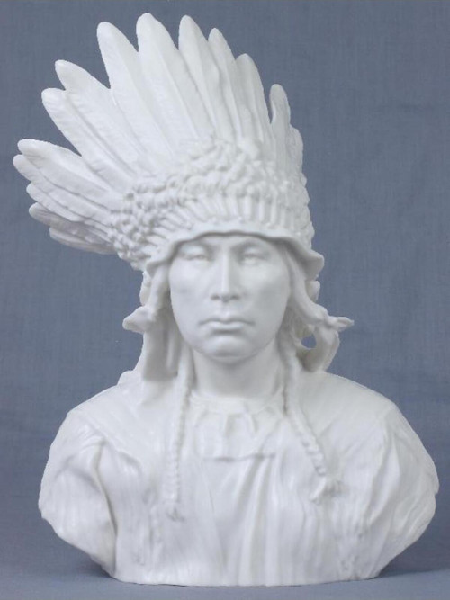 BİBLOLAR › Wise Porselen-PORSELEN KIZILDERILI SEF BUST-18,5*10,5*24,5 CM-JCP30047AA