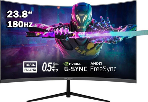 XR-238CF 23.8" 180Hz 0.5ms Va Panel Freesync, G-Sync Destekli Rgb (1500R) Curved Gaming Monitör