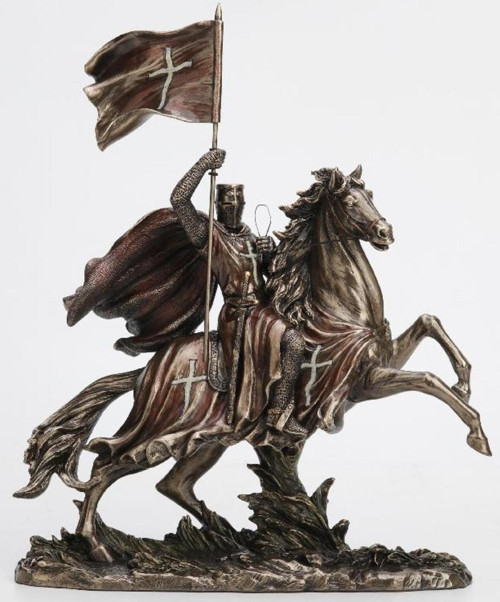 Veronese Biblolar ? Mitoloji & Tarih-atlı Haçlı Şövalye-30,5*12,5*37,5 Cm-jwu77709a4
