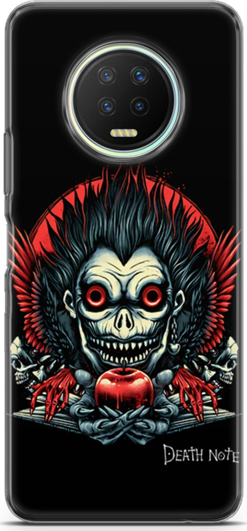 infinix Note 7 için Anime 23 Parlak Baskılı Death Note Ryuk I