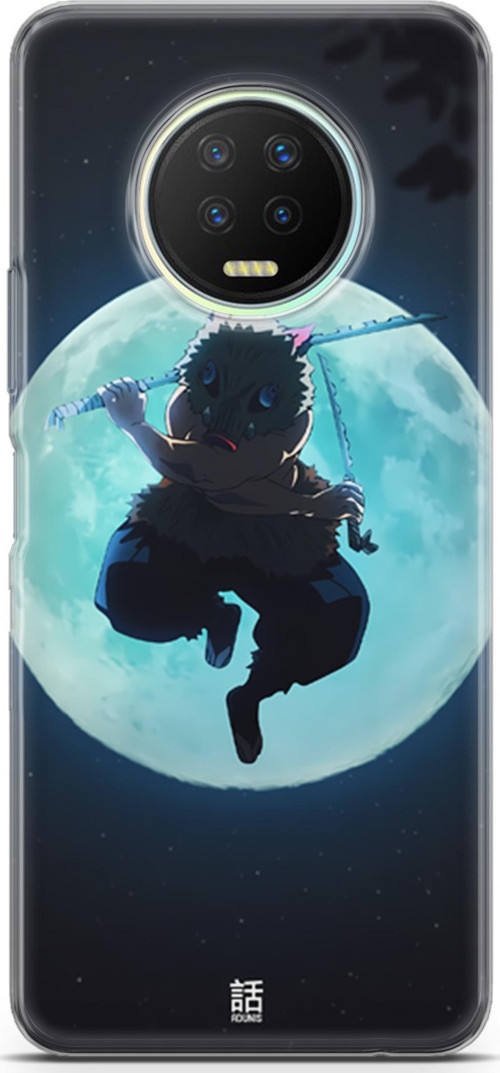 infinix Note 7 için Anime 28 TPU Demon Slayer inosuke Hashibira