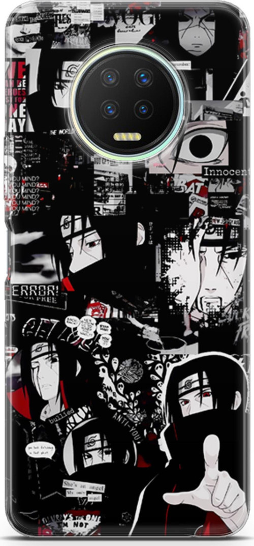 infinix Note 7 için Anime 29 Koruyucu Kılıf Itachi Uchiha