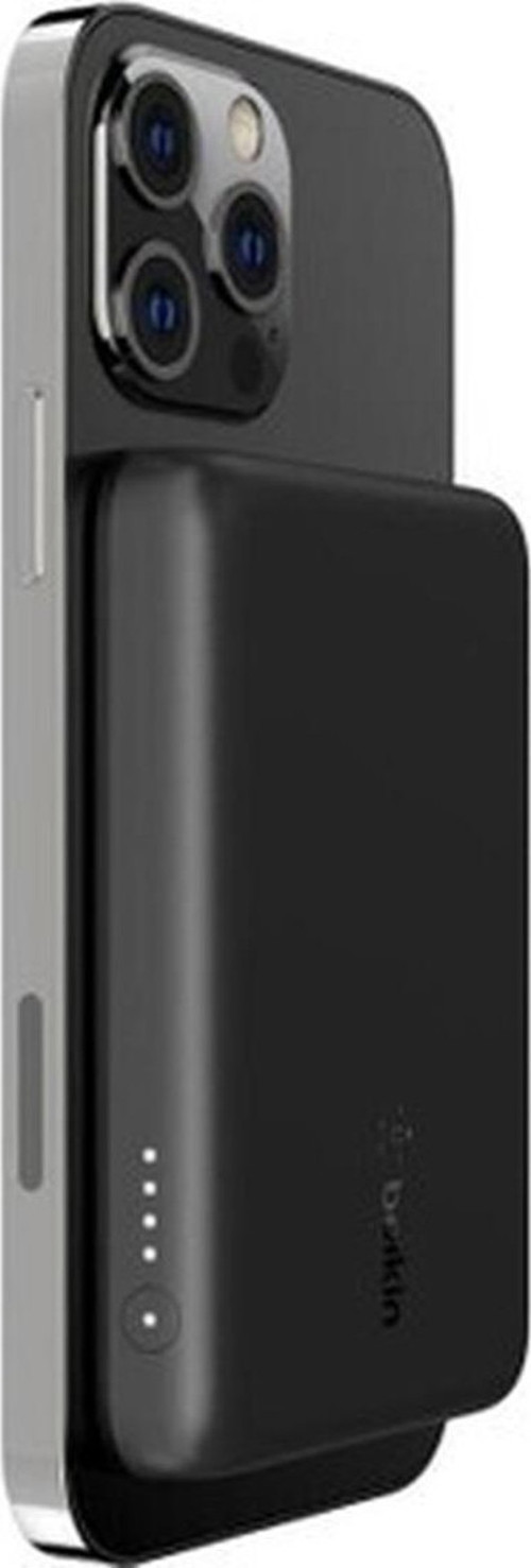 Manyetik Kablosuz Güç Bankası 2.5k (Magsafe ile Uyumlu Taşınabilir Şarj Cihazı, 2500 Mah Küçük Kapasiteli Kompakt Mini Hızlı Şarj, Usb-C - Usb-C Kablosu Dahil) - Siyah