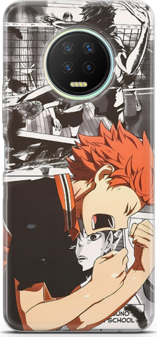 infinix Note 7 uyumlu Anime 20 Koruma Haikyuu Hinata