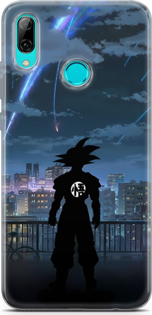 Huawei Y7 Prime 2019 için Anime 30 Parlak Baskılı Dragon Ball Goku