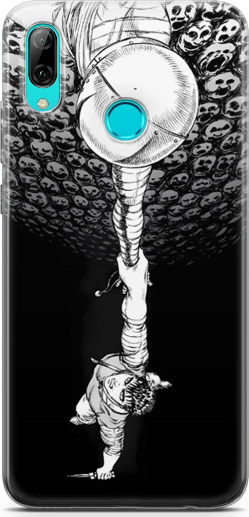 Huawei Y7 Prime 2019 uyumlu Anime 26 Renkli Tasarım Berserk Eclipse