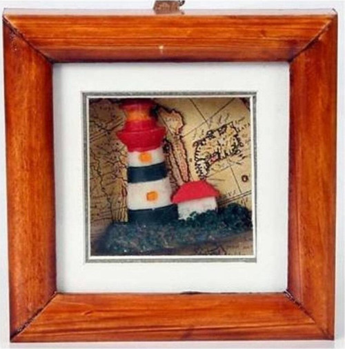 Denizcilik Denizcilik Grubu Marine Aksesuar Küçük Fener Pano 10x10 cm