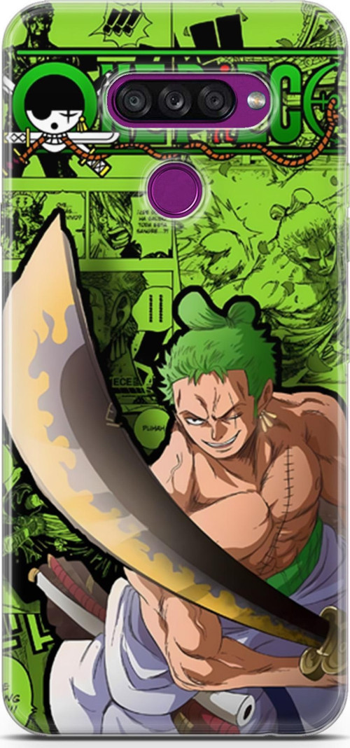 LG K50s için Anime 10 4K Baskı One Piece Zoro