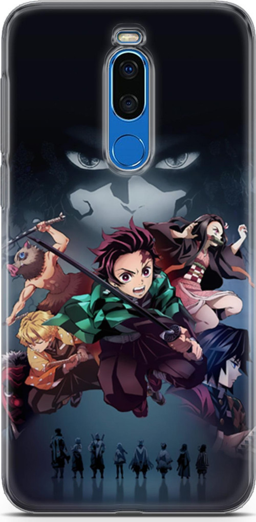 Meizu X8 uyumlu Anime 6 Arka Kapak Demon Slayer II