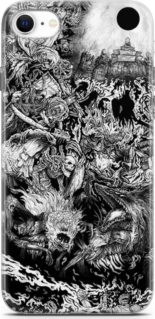 Apple iPhone SE 2022 için Anime 7 HD Ultra Berserk Dark Souls