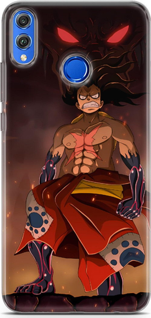 Honor 8X için Anime 21 Baskılı Telefon Kabı One Piece Luffy I