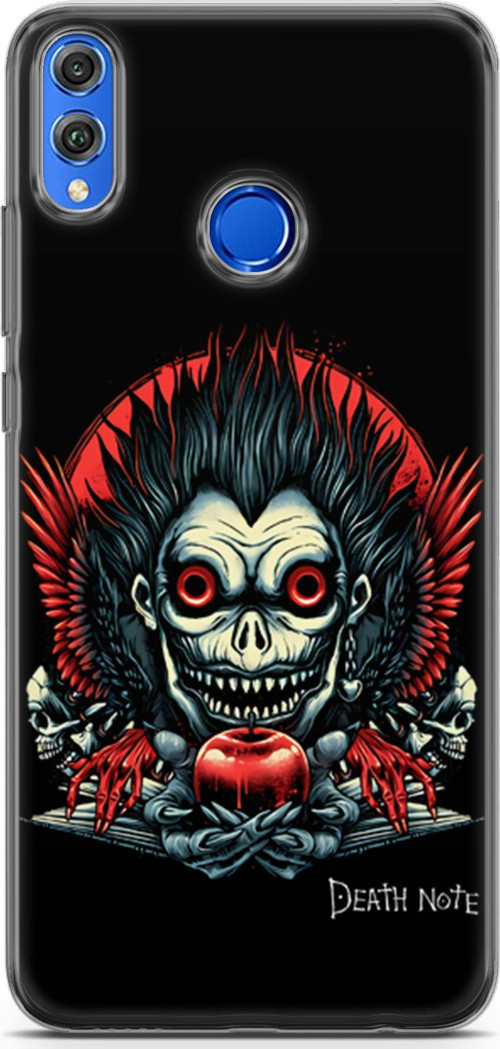 Honor 8X uyumlu Anime 23 Fit Baskılı Death Note Ryuk I